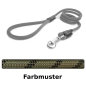 Preview: klassische Hundeleine - L - 175cm - olive rally